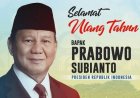 Ulang Tahun ke-74, Presiden Prabowo: Utamakan Sedekah Daripada Karangan Bunga