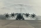 Pesawat Angkut Super Airbus A400M Tiba di Lanud Halim Perdanakusuma Jakarta