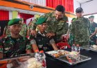 Panglima TNI Dampingi Menhan RI Kunjungi Yonif TP 823/Raja Wakaaka di Baubau