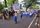 Car Free Day Lanud Sultan Hasanuddin Dimeriahkan Penampilan Drum Band SD Angkasa 1 Mandai