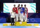 Atlet Taekwondo Indonesia Arya Danu Susilo Tambah 1 Medali Emas SEA Games 2025 di Thailand