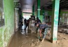 TNI Bersihkan Puskesmas Terdampak Banjir di Aceh Tamiang