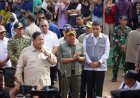 Panglima TNI Dampingi Presiden RI Tinjau Pengungsi, Huntara, dan Infrastruktur di Sumbar