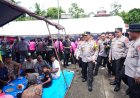 Wakapolri Tinjau Dapur Umum Bhayangkari dan Resmikan Sumur Bor di Huntara Asam Pulau