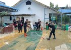 Polri Peduli Pendidikan, Pulihkan Fasilitas Pendidikan di SMA Negeri 1 Tanjung Pura Pascabanjir