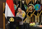 Sampaikan Rilis Akhir Tahun 2025, Kapolri Ajak Doakan Korban Bencana di Sumatera