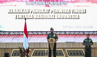 Wakil Panglima TNI Pimpin Laporan Korps Kenaikan Pangkat 139 Pati