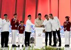 Panglima TNI Dampingi Presiden Prabowo Resmikan 166 Sekolah Rakyat