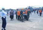 Danlanud Sultan Hasanuddin Pimpin Langsung Evakuasi Body Part Korban Jatuhnya Pesawat ATR 42-500