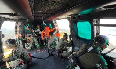 Lanud Sultan Hasanuddin Kembali Kerahkan Helikopter Caracal Dan Boeing Intai Strategis, Lokasi Jatuhnya Pesawat ATR 42-500 Berhasil Diidentifikasi