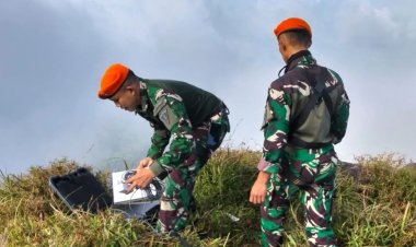TNI Temukan Lokasi Jatuhnya Pesawat ATR 42-500 di Gunung Bulusaraung