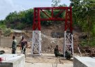 TNI AD Kebut Pembangunan Jembatan Gantung Kalaili, Progres 48 Persen
