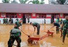 TNI AD Pulihkan SDN 152983 Hutanabolon I Pasca Banjir, Sekolah Kembali Digunakan