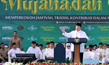 Panglima TNI Hadiri Mujahadah Kubro Satu Abad Nahdlatul Ulama di Malang