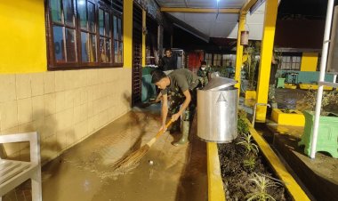 Satgas Gulbencal TNI AD Percepat Rehabilitasi SDN Lhok Medang Ara Aceh Tamiang