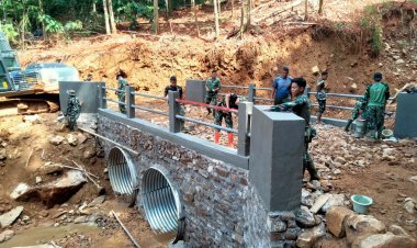 Satgas Gulbencal Kodam I/BB Tuntaskan Jembatan Armco Kedua, Percepat Pemulihan Akses Warga Pascabencana