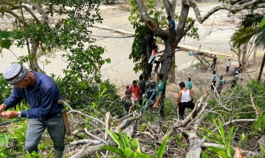 Satgas TNI AD Pimpin Gotong Royong, 550 Meter Pipa Air Bersih Terpasang di Desa Jamat