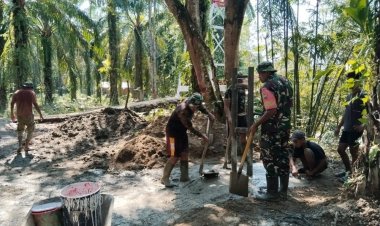 TNI AD Rampungkan Perehapan Jembatan Gantung Desa Empus, Bukti Nyata Pengabdian untuk Rakyat