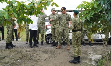 Panglima TNI Tinjau Yonif TP 843/Patriot Yudha Vikasa di Cibitung