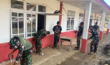 Satgas Gulbencal TNI AD Percepat Pemulihan SMPN 26 Takengon, Pastikan Sekolah Segera Kembali Digunakan