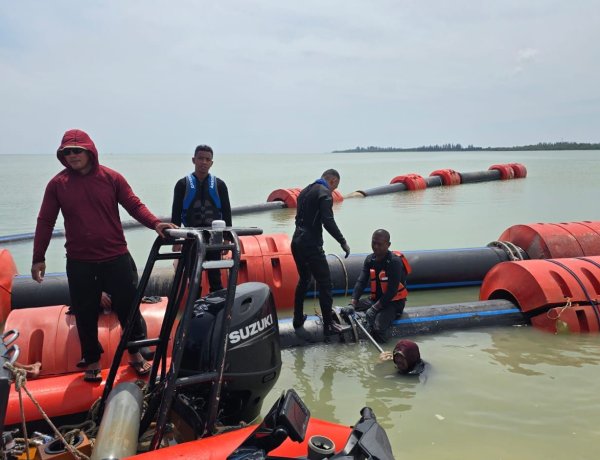 Satgas Kuala TNI-Jhonlin Bergerak Cepat, Atasi Sedimentasi Muara Kuala Penaga