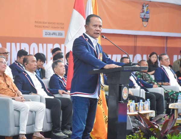 Ketum PBTI Letjen TNI Richard Tampubolon Buka Kejurnas Taekwondo Cadet dan Junior 2026: Ingatkan Sportivitas Atlet dan Wasit
